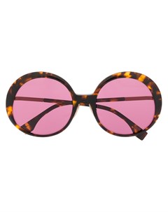 Солнцезащитные очки в массивной круглой оправе Fendi eyewear