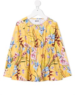 Блузка с цветочным принтом и сборками Molo