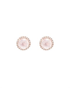 Серьги гвоздики из розового золота с бриллиантами Dana rebecca designs
