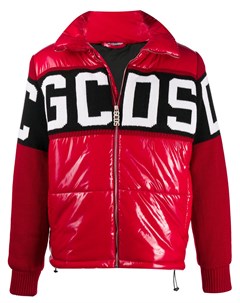 Стеганая куртка с контрастными вставками Gcds