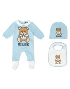 Пижама Teddy с логотипом Moschino kids