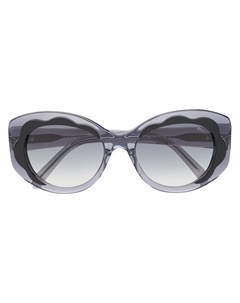 Круглые солнцезащитные очки с эффектом градиента Emilio pucci