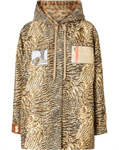Куртка с капюшоном и тигровым принтом Burberry