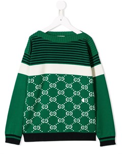 Джемпер с узором GG Gucci kids