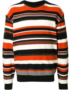Полосатый свитер с круглым вырезом Coohem