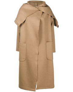 Пальто оверсайз с капюшоном Société anonyme