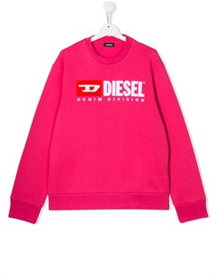 Толстовка с длинными рукавами и логотипом Diesel kids