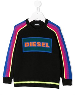 Свитер с вышитым логотипом Diesel kids