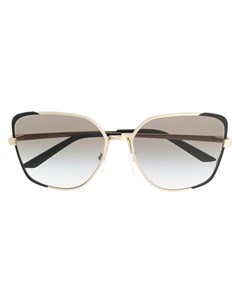 Солнцезащитные очки в массивной оправе Prada eyewear