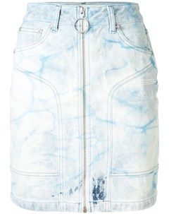 Джинсовая юбка с выбеленным эффектом Off-white