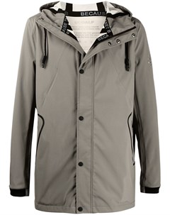 Однобортное пальто с капюшоном Ecoalf