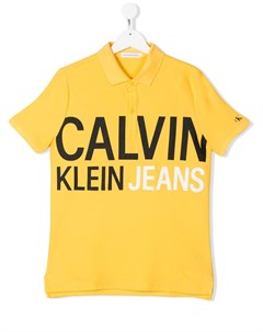 Рубашка поло с логотипом Calvin klein kids