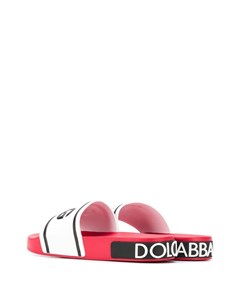 Шлепанцы с логотипом Dolce&gabbana