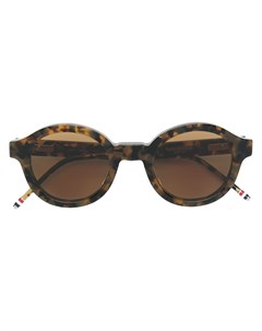 Солнцезащитные очки в круглой черепаховой оправе Tokyo Thom browne eyewear
