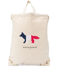 Рюкзак с принтом Maison kitsuné