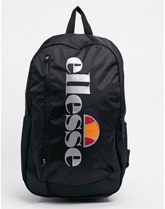 Черный рюкзак с большим логотипом Ellesse