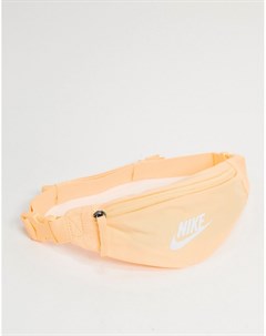 Желтая сумка кошелек на пояс с логотипом Nike