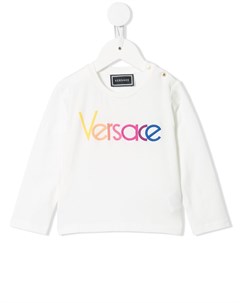 Джемпер с вышитым логотипом Young versace