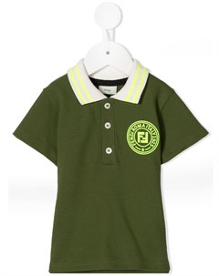 Рубашка поло с логотипом Fendi kids