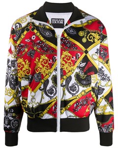Спортивная куртка с принтом Paisley Fantasy Versace jeans couture