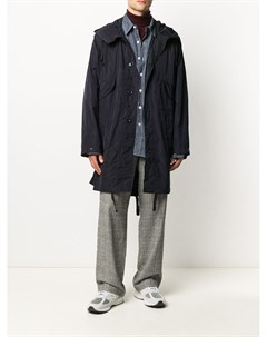 Плащ оверсайз с капюшоном Engineered garments