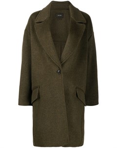Однобортное пальто Isabel marant