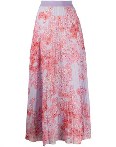 Шифоновая юбка с цветочным принтом Giambattista valli