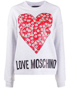 Толстовка с принтом и логотипом Love moschino