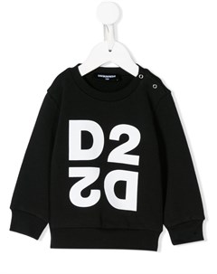 Толстовка с круглым вырезом и логотипом Dsquared2 kids