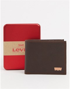 Коричневый бумажник с логотипом Levi's®