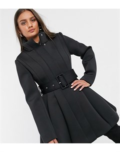 Черное короткое пальто ASOS DESIGN Petite Asos petite