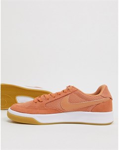 Оранжевые кроссовки Adversary Nike sb