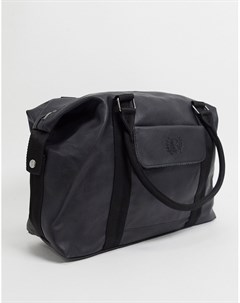 Черная сумка с клетчатой подкладкой Burton menswear