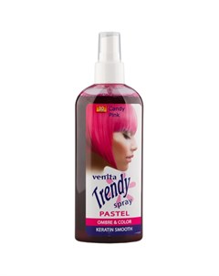 Спрей для волос красящий TRENDY COLOR тон Candy pink 75 мл Venita