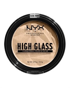 Пудра компактная для лица HIGH GLASS придающая сияние Nyx professional makeup