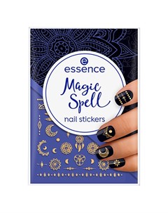 Наклейки для ногтей MAGIC SPELL мистические символы розовое золото Essence