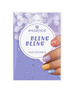 Наклейки для ногтей BLING BLING стразы и жемчужины Essence