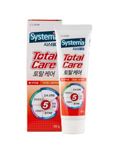 Паста зубная SYSTEMA Total care orange mint 120 г Lion