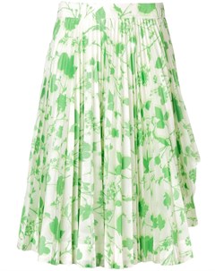 Плиссированная юбка с цветочным принтом Calvin klein 205w39nyc