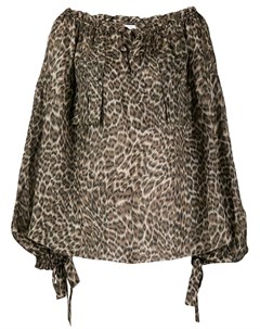 Блузка Suraya с леопардовым принтом Zimmermann