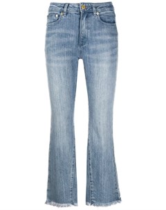 Укороченные расклешенные джинсы с завышенной талией Michael michael kors