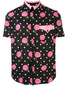 Рубашка в горох с цветочным принтом Paco rabanne