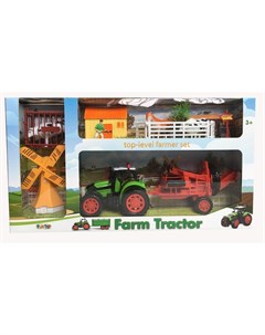 Игровой набор Фермерский трактор с прицепом Ферма 44402 Fun toy