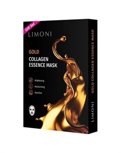 Маска для лица Gold Collagen 5 1 шт Limoni