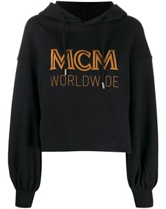 Укороченное худи с логотипом Mcm