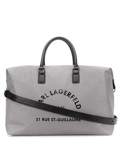 Большая сумка тоут с принтом Karl lagerfeld
