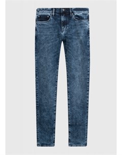 Узкие премиальные джинсы в тёмно синем цвете Ostin