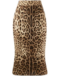 Леопардовая юбка Dolce&gabbana