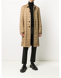 Однобортное пальто с графичным принтом Viktor&rolf