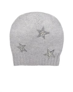 Шерстяная шапка с патчами в форме звезд детская Regina